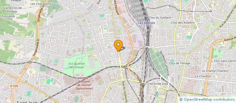 localisation de l'entreprise CABINET MEDICAL COLIGNY à ORLEANS