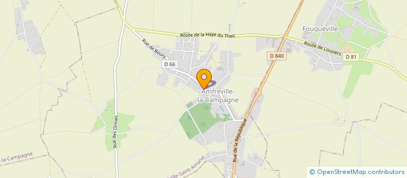 localisation de l'entreprise CABINET MEDICAL D AMFREVILLE à AMFREVILLE-SAINT-AMAND