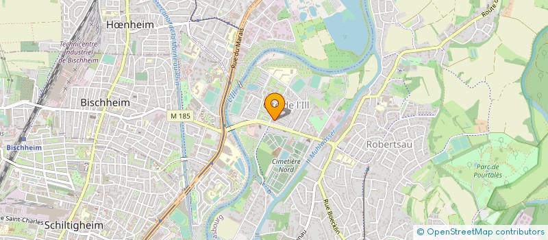 localisation de l'entreprise CABINET MEDICAL D'ASSOCIATION DE L' ILL  STRASBOURG