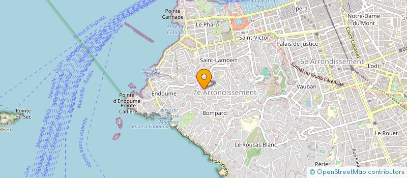 localisation de l'entreprise CABINET MEDICAL D'ENDOUME  MARSEILLE