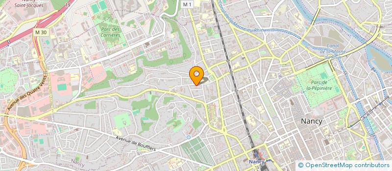 localisation de l'entreprise CABINET MEDICAL DE BOUDONVILLE  NANCY