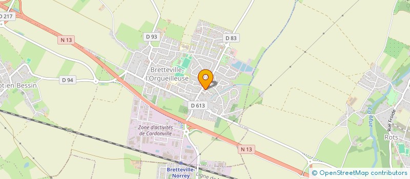 localisation de l'entreprise CABINET MEDICAL DE BRETTEVILLE  THUE ET MUE