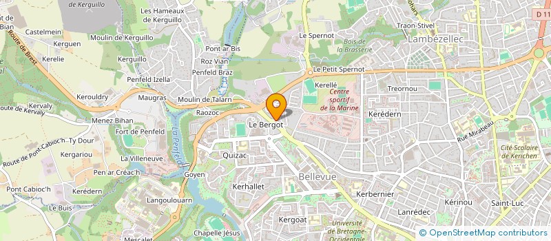localisation de l'entreprise CABINET MEDICAL DE GROUPE à BREST