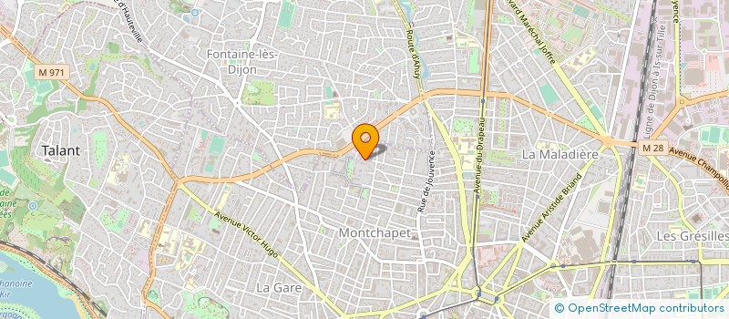 localisation de l'entreprise CABINET MEDICAL DE JOUVENCE à FONTAINE-LES-DIJON