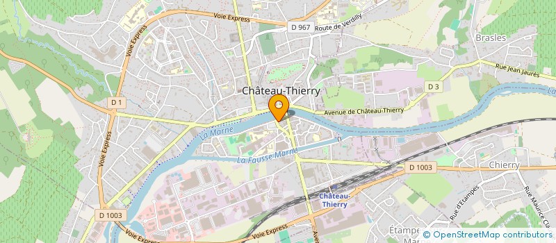 localisation de l'entreprise CABINET MEDICAL DE L'ISLE à CHATEAU-THIERRY