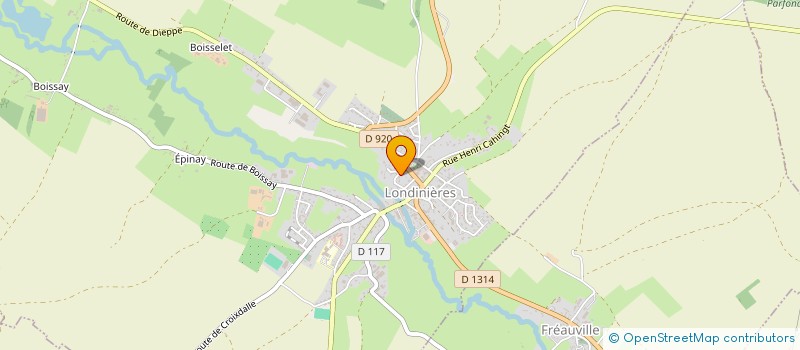 localisation de l'entreprise CABINET MEDICAL DE LA BOULERIE  LONDINIERES