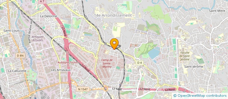localisation de l'entreprise CABINET MEDICAL DE LA GARE à MARSEILLE