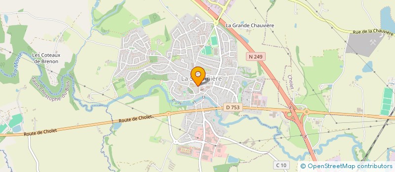 localisation de l'entreprise CABINET MEDICAL DE LA SEGUINIERE  LA SEGUINIERE