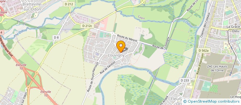 localisation de l'entreprise CABINET MEDICAL DE LOUVIGNY  LOUVIGNY