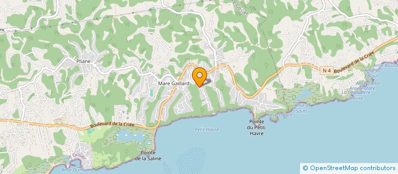 localisation de l'entreprise CABINET MEDICAL DE MARE-GAILLARD  LE GOSIER