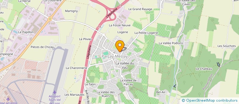 localisation de l'entreprise CABINET MEDICAL DE PARCAY MESLAY  PARCAY-MESLAY