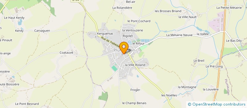 localisation de l'entreprise CABINET MEDICAL DE PLUMAUDAN  PLUMAUDAN