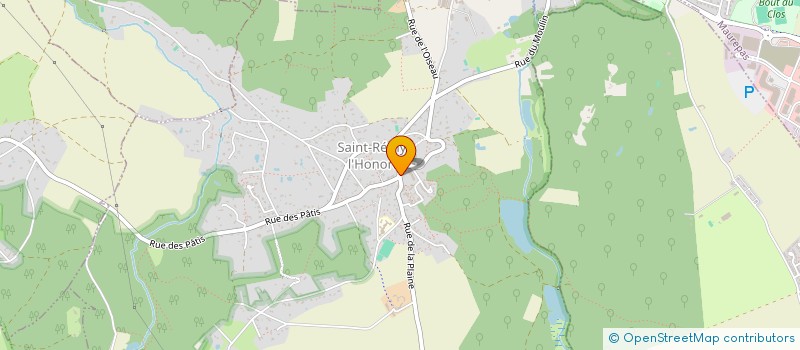 localisation de l'entreprise CABINET MEDICAL DE SAINT REMY L'HONORE  SAINT-REMY-L'HONORE