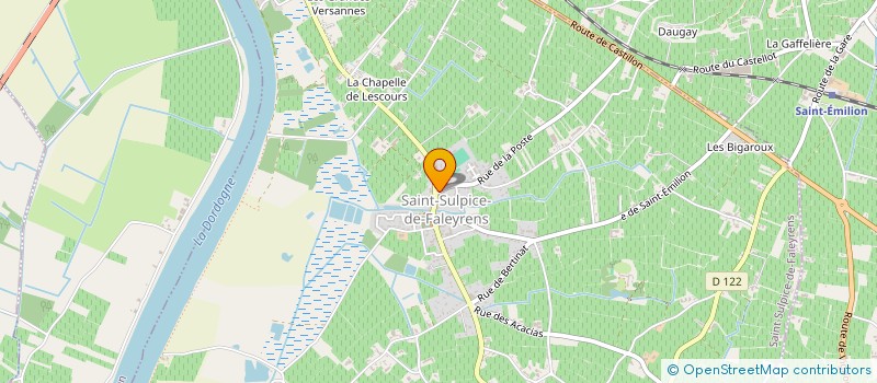 localisation de l'entreprise CABINET MEDICAL DE SAINT-SULPICE-DE-FALEYRENS  SAINT-SULPICE-DE-FALEYRENS