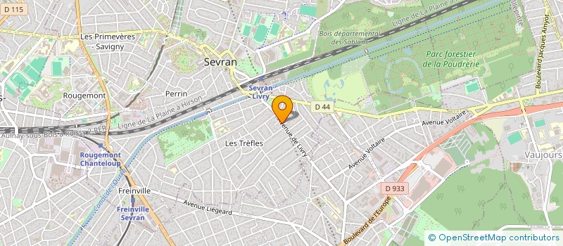localisation de l'entreprise CABINET MEDICAL DE SEVRAN-LIVRY à SEVRAN