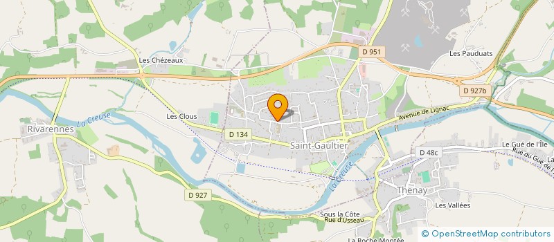 localisation de l'entreprise CABINET MEDICAL DES CHARROTS à SAINT-GAULTIER