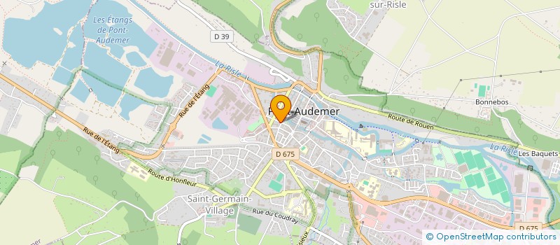 localisation de l'entreprise CABINET MEDICAL DES CORDELIERS à PONT-AUDEMER