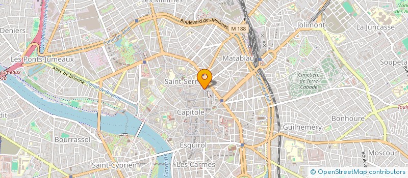 localisation de l'entreprise CABINET MEDICAL DES DOCTEURS ARIB AUDEBERT BOUBLI DEMEY RIVES VILLENEUVE à TOULOUSE
