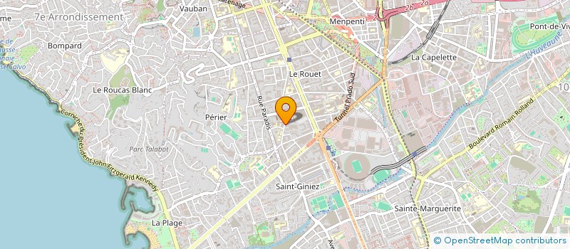 localisation de l'entreprise CABINET MEDICAL DES DOCTEURS BACCONNIER ET BOURDET à MARSEILLE