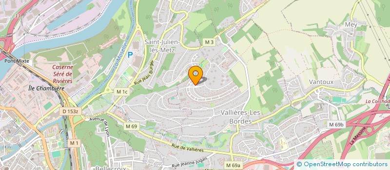 localisation de l'entreprise CABINET MEDICAL DES DOCTEURS PASCALE MARCONATO, YANN SCHMITT ET LORENE ALBERTINI  METZ