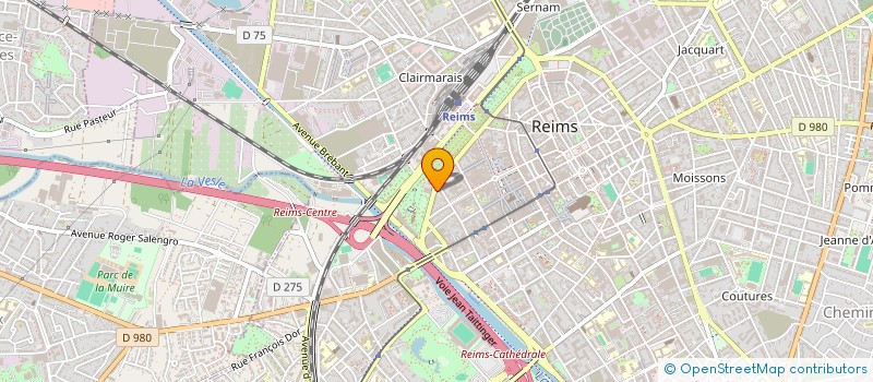 localisation de l'entreprise CABINET MEDICAL DES DRS ABITBOL-HORRER  REIMS