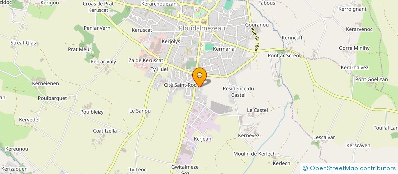 localisation de l'entreprise CABINET MEDICAL DES DUNES à PLOUDALMEZEAU