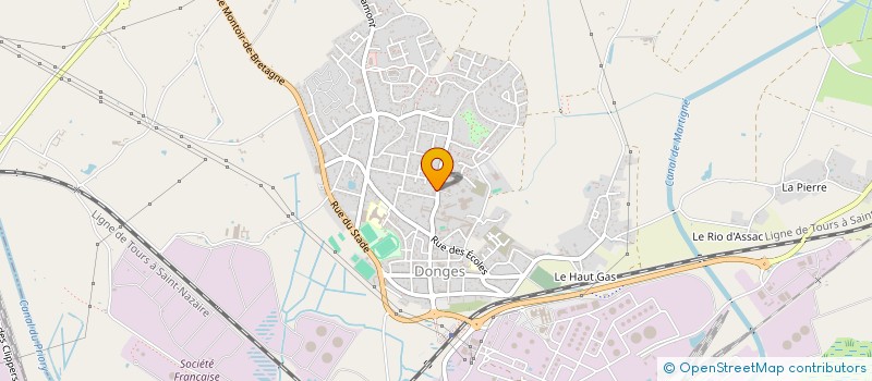 localisation de l'entreprise CABINET MEDICAL DES HERLAINS  DONGES