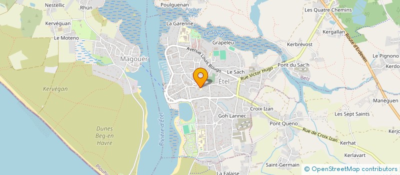 localisation de l'entreprise CABINET MEDICAL DES ILES  ETEL