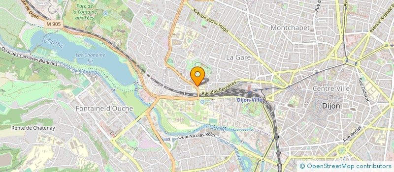 localisation de l'entreprise CABINET MEDICAL DES PERRIERES  DIJON