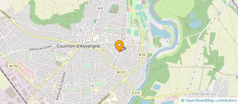 localisation de l'entreprise CABINET MEDICAL DES RIVES D'ALLIER à COURNON-D'AUVERGNE