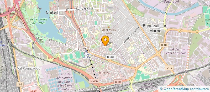 localisation de l'entreprise CABINET MEDICAL DES SARAZINS  CRETEIL