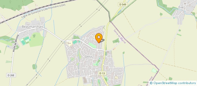 localisation de l'entreprise CABINET MEDICAL DES USELLES  OTHIS