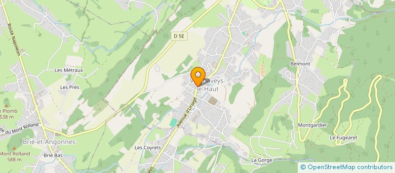 localisation de l'entreprise CABINET MEDICAL DOC LAGRANGE ET BIALLET  VAULNAVEYS-LE-HAUT