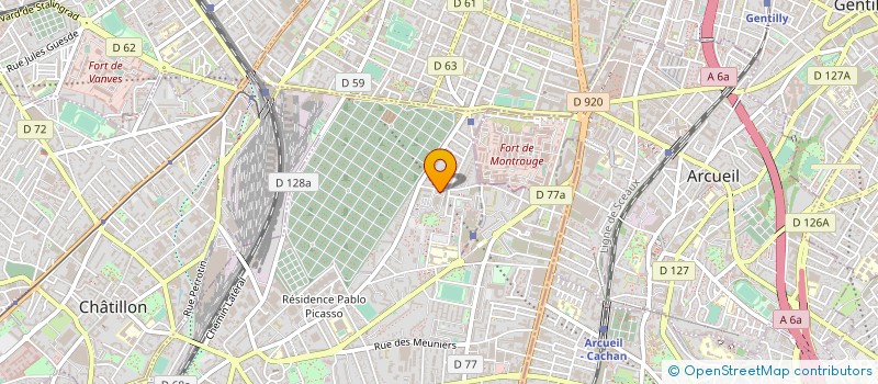 localisation de l'entreprise CABINET MEDICAL DR BOUJENAH ET BUISSON à BAGNEUX