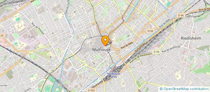 localisation de l'entreprise CABINET MEDICAL DR SAHIN TUNCAY  MULHOUSE