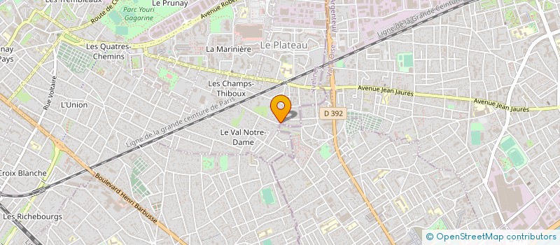 localisation de l'entreprise CABINET MEDICAL DRS BUFFET C PARISOT F  SARTROUVILLE