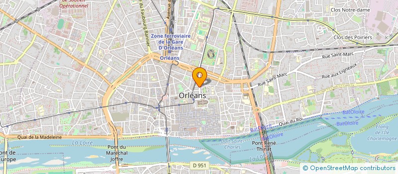 localisation de l'entreprise CABINET MEDICAL DRS DUMAS ET PESCHARD à ORLEANS