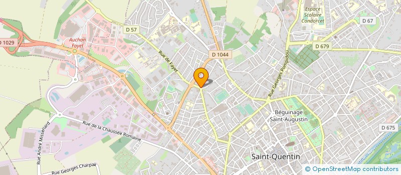 localisation de l'entreprise CABINET MEDICAL DU 192 RUE DE FAYET à SAINT-QUENTIN