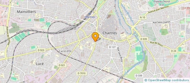 localisation de l'entreprise CABINET MEDICAL DU 30 RUE DU DOCTEUR MAUNOURY 2 à CHARTRES