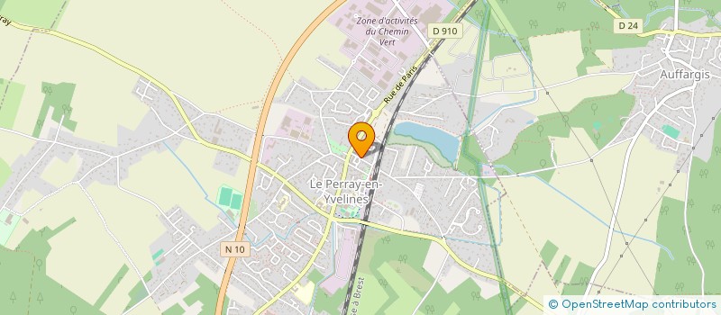 localisation de l'entreprise CABINET MEDICAL DU 6 RUE DE L'EGLISE  LE PERRAY-EN-YVELINES