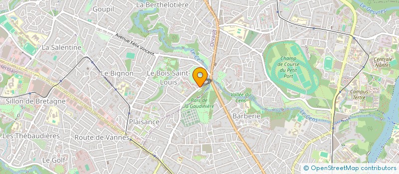 localisation de l'entreprise CABINET MEDICAL DU BOIS ST LOUIS à ORVAULT