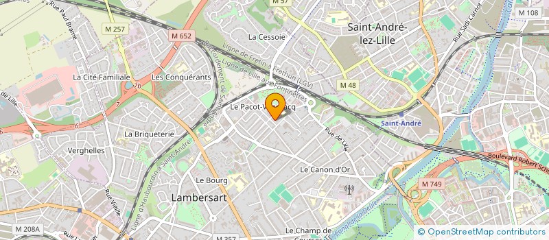 localisation de l'entreprise CABINET MEDICAL DU BOURG à LAMBERSART