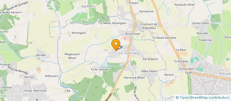 localisation de l'entreprise CABINET MEDICAL DU CHATEAU D'EAU  FOUESNANT