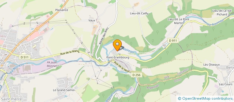 localisation de l'entreprise CABINET MEDICAL DU CRIOULT  CONDE-EN-NORMANDIE