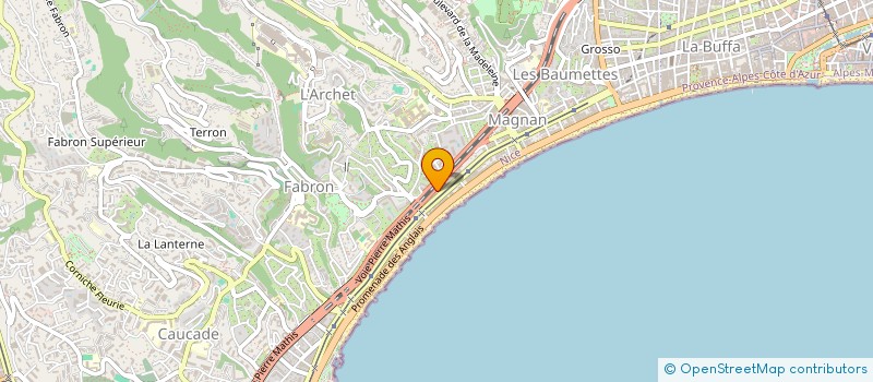 localisation de l'entreprise CABINET MEDICAL DU DOCTEUR A. GUERIN à NICE