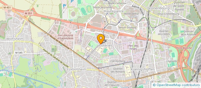 localisation de l'entreprise CABINET MEDICAL DU DOCTEUR BENOIT NOWICKI  STRASBOURG