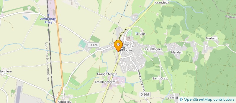 localisation de l'entreprise CABINET MEDICAL DU DOCTEUR BLANCHON à AMBRONAY