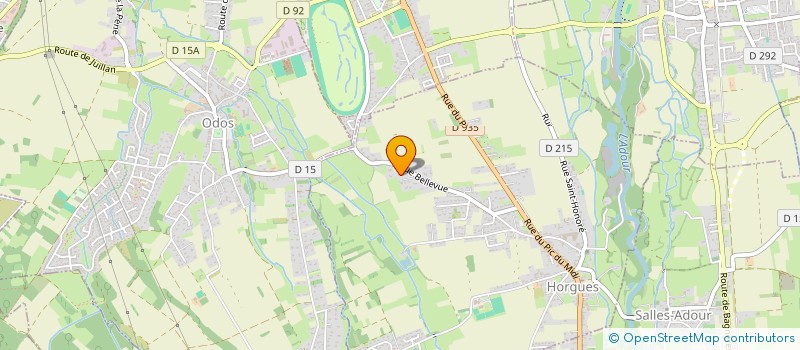 localisation de l'entreprise CABINET MEDICAL DU DOCTEUR FABRICE BASSEAU  HORGUES