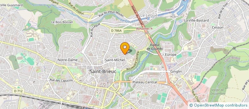 localisation de l'entreprise CABINET MEDICAL DU DOCTEUR LE GOFF à SAINT-BRIEUC