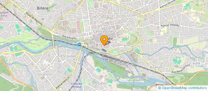 localisation de l'entreprise CABINET MEDICAL DU DOCTEUR POTTECHER-MOSSER à PAU